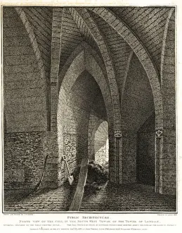 Vaulted Prints: North view of the cell in the Southwest Tower