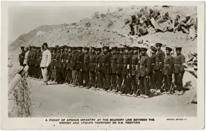Frontier Prints: North West Frontier Province - Picket of Afghan Infantry