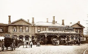 Northampton Prints: Northampton Castle Railway Station LNWR early 1900s