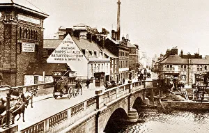 Northampton Prints: Northampton South Bridge early 1900s