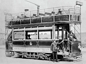 Northampton Prints: A Northampton Tram