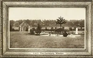 Puzzle Prints: Northamptonshire - The Cemetery - Weedon Bec