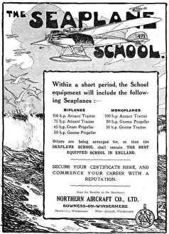 Windermere Prints: The Northern Aircraft Seaplane Flying School Windermere