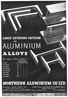 Sections Prints: Northern Aluminium - Large Extruded Sections