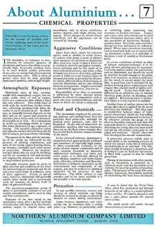Aluminium Prints: Northern Aluminium - Noral : About Aluminium Series
