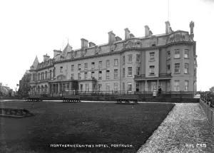 Portrush Prints: Northern Counties Hotel, Portrush