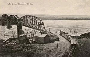 Northern Pacific bridge, Bismarck, North Dakota, USA