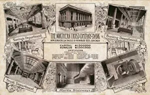 Bank Prints: Northern Trust Company Bank, Chicago, Illinois, USA