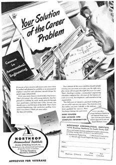 Northrop Prints: Northrop Aeronautical Institute 1948 Advert