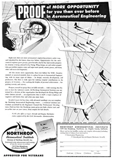 Northrop Prints: Northrop Aeronautical Institute