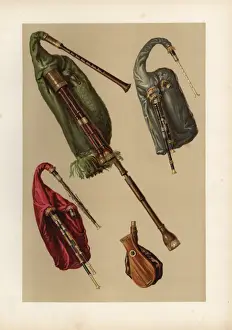 Williamgibb Prints: Northumbrian bagpipes and Lowland Scotch bagpipe