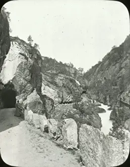 Norway - Bratlandsdal- entrance to tunnel
