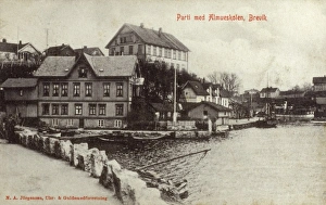 Images Dated 5th May 2011: Norway - Brevik - View featuring the Common School