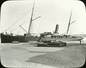 Norway - Two Ships in Harbour