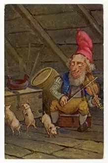 Pigs Collection: Norwegian Nisse Fiddles