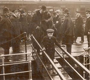 Norwegian royal family embarking at Dover Norwegian royal family embarking at Dover
