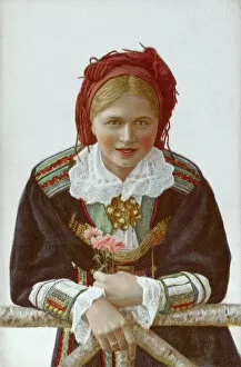Images Dated 5th May 2011: Norwegian Types (5 / 5) - Young Norwegian wife