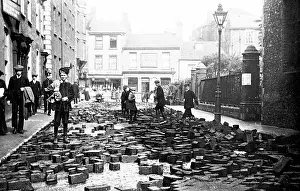 Aftermath Prints: Norwich Aftermath of the Colegate Street Flood early 1900s