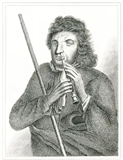 Attracts Prints: Nose Flute of Keiling