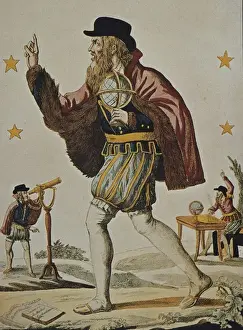 Engravings Prints: NOSTRADAMUS, Michel de Notre Dame (1503-1566). French