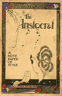 Images Dated 11th September 2018: Note paper cover: Pekingese and cockerel
