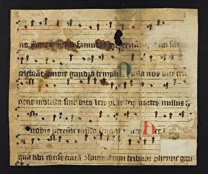 Noted Breviary (Fragment)