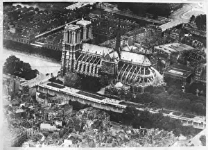 Notre Prints: Notre Dame from the Air