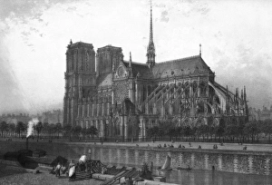 Buttresses Gallery: Notre Dame Cathedral, Paris, France