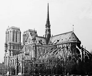 Notre Dame Cathedral, Paris, France, early 1900s