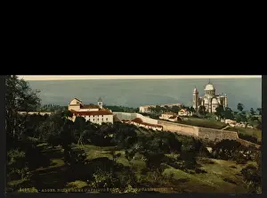 Carmelite Prints: Notre Dame d Afrique and Carmelite convent, Algiers, Algeri