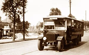 Bros Prints: Nottingham Barton's Bus to Derby in 1928
