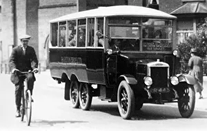 Nottingham Barton's Bus to Sawley early 1900s