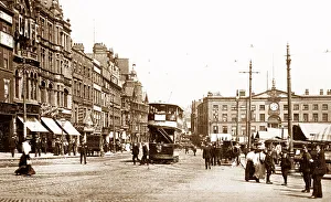 Nottingham Long Row Market Square early 1900s