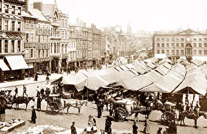 Nottingham Market Place early 1900s