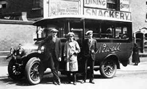 Newell Prints: Nottingham Newell's bus service to Ilkeston in 1926
