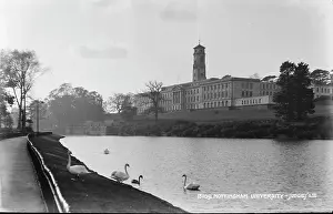 Nottinghamshire Prints: Nottingham University Landscape