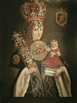 Habit Prints: Novice nun. Mexican art