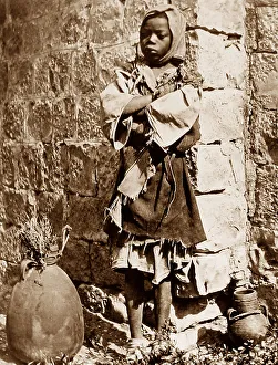 Nubian Prints: Nubian girl, Cairo, Egypt