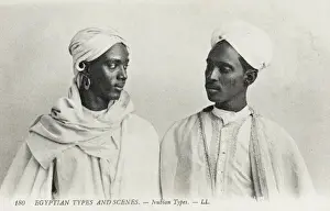 Cheek Prints: Two Nubian men - Egypt