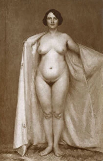 Chilean Gallery: Nude painting by Julio E Fossa-Calderon