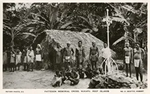 Melanesia Prints: Nukapu, Solomon Islands - Patteson Memorial Cross