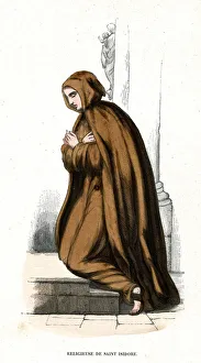 Images Dated 18th June 2019: NUN OF SAINT ISIDORE
