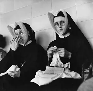 Eastbourne Prints: Two nuns in Eastbourne, Sussex
