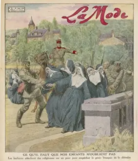 Idea Prints: Nuns Tied to Bridge