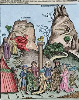 Calf Prints: The Nuremberg Chronicle (Liber Chronicarum) by Hartmann Sche