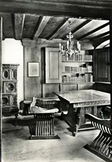 Floorboards Prints: Nuremberg, Germany - interior of Albrecht Durers house