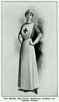 Nurses Collection: Nurse in British Red Cross uniform