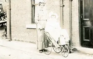 Nurse with Patient, Linthwaite, Yorkshire