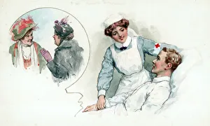 New Images November Prints: Nurse and patient WWI