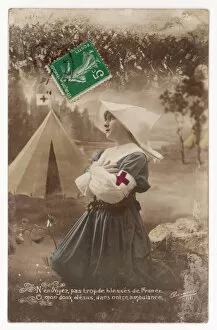 Tent Collection: Nurse Praying / 1915